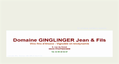 Desktop Screenshot of ginglinger-jean.com