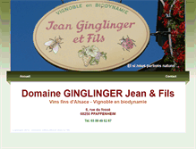 Tablet Screenshot of ginglinger-jean.com